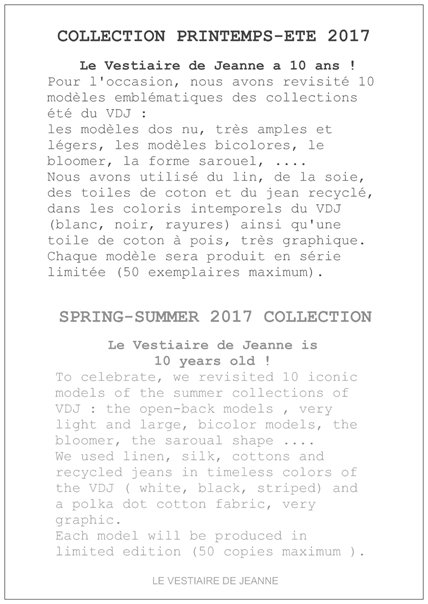  catalogue printemps-été 2017 