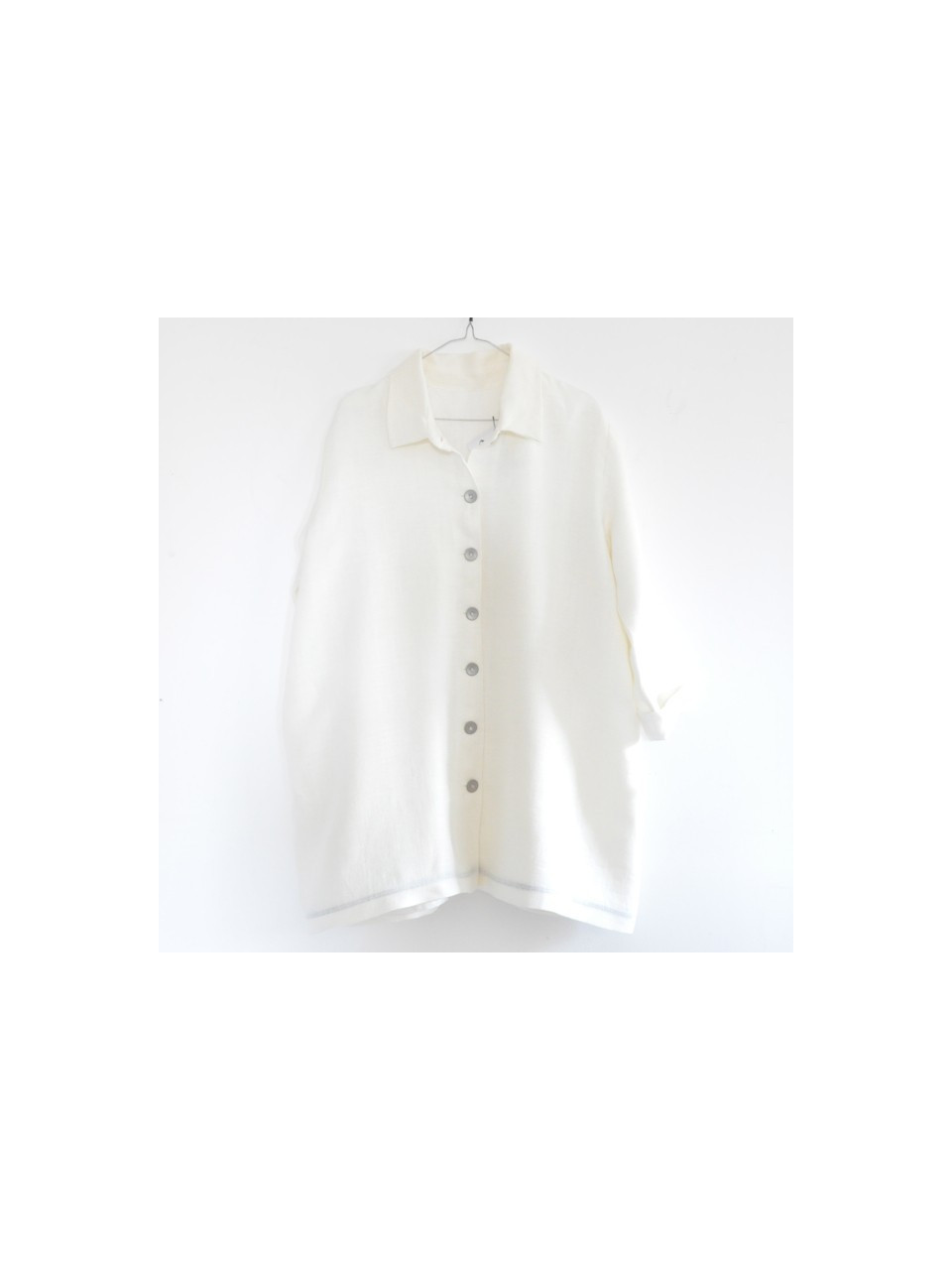 Uniform coat, thick white linen