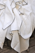 Cloth, white linen