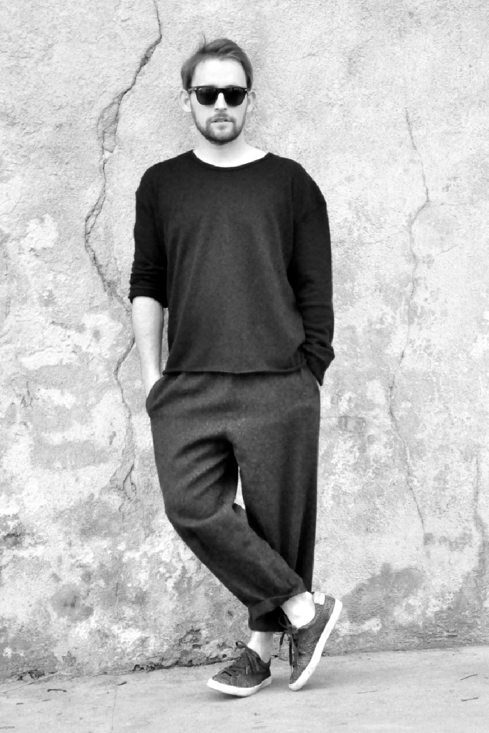 Pantalon classique en drap gris, le vestiaire de jeanne