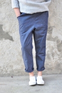 Pocket trousers, blue denim