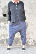 Pantalon sarouel, jean bleu
