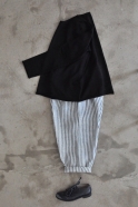Uniform trousers, light stripes linen