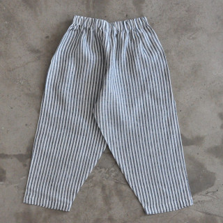 Uniform trousers, light stripes linen