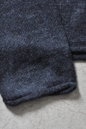 Short sweater, dark grey knit