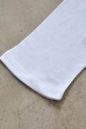 Robe à plis manches longues, bambou blanc