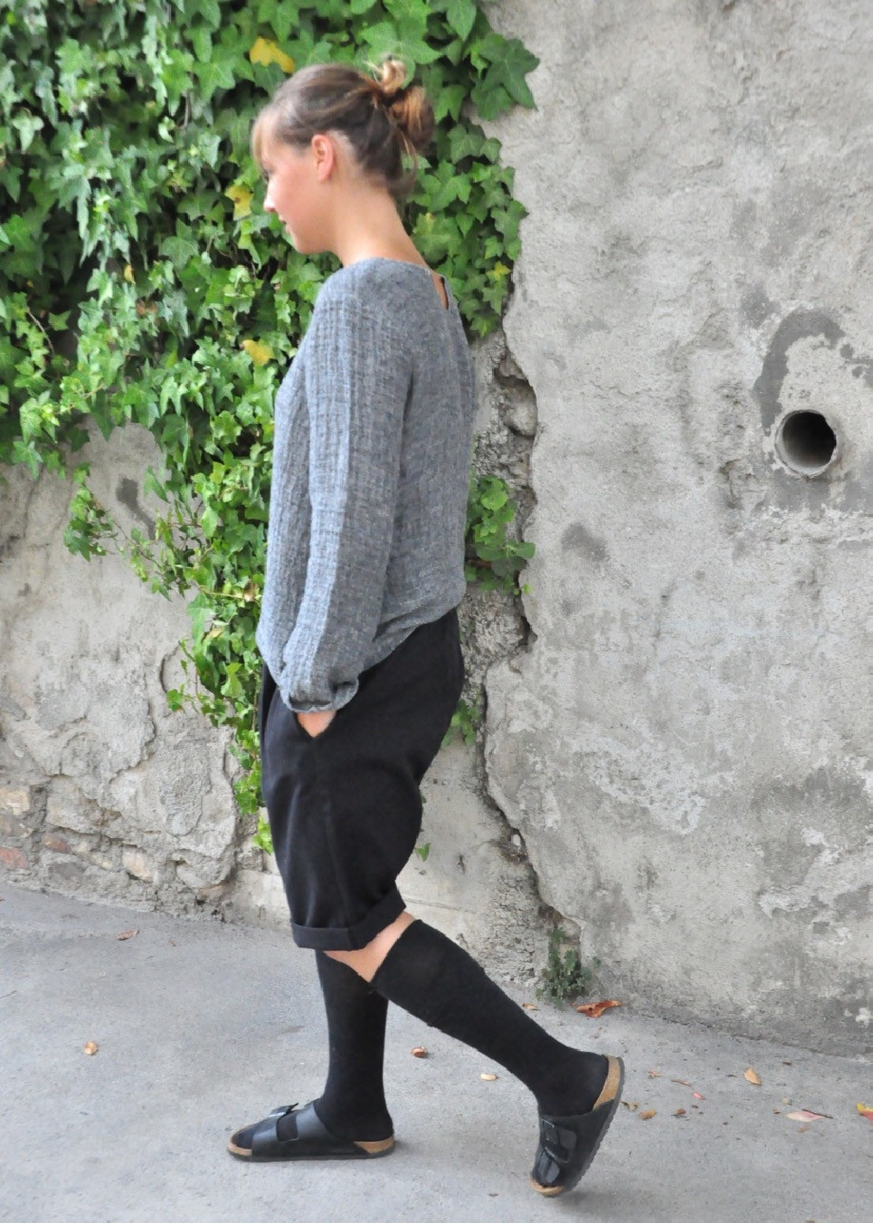 Short Uniforme, lin blanc