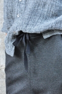 Unisex shirt, grey linen