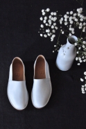 Chaussures Maurice, cuir blanc