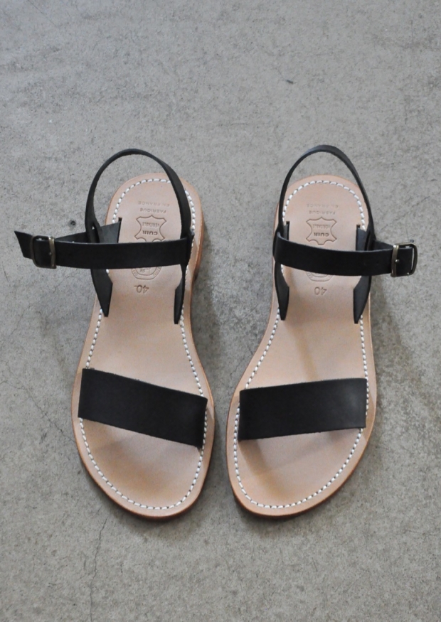 Sandals Cecile, black leather
