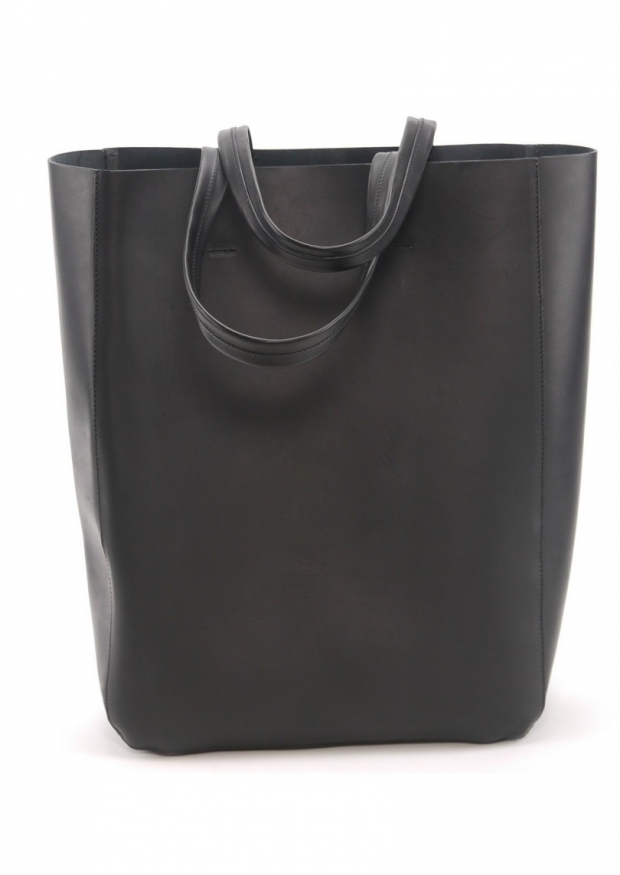 Bag Solène, black leather