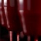 Taper candle, red wine