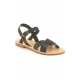 Sandals Pac, black leather