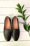 Chaussures Opale, cuir noir