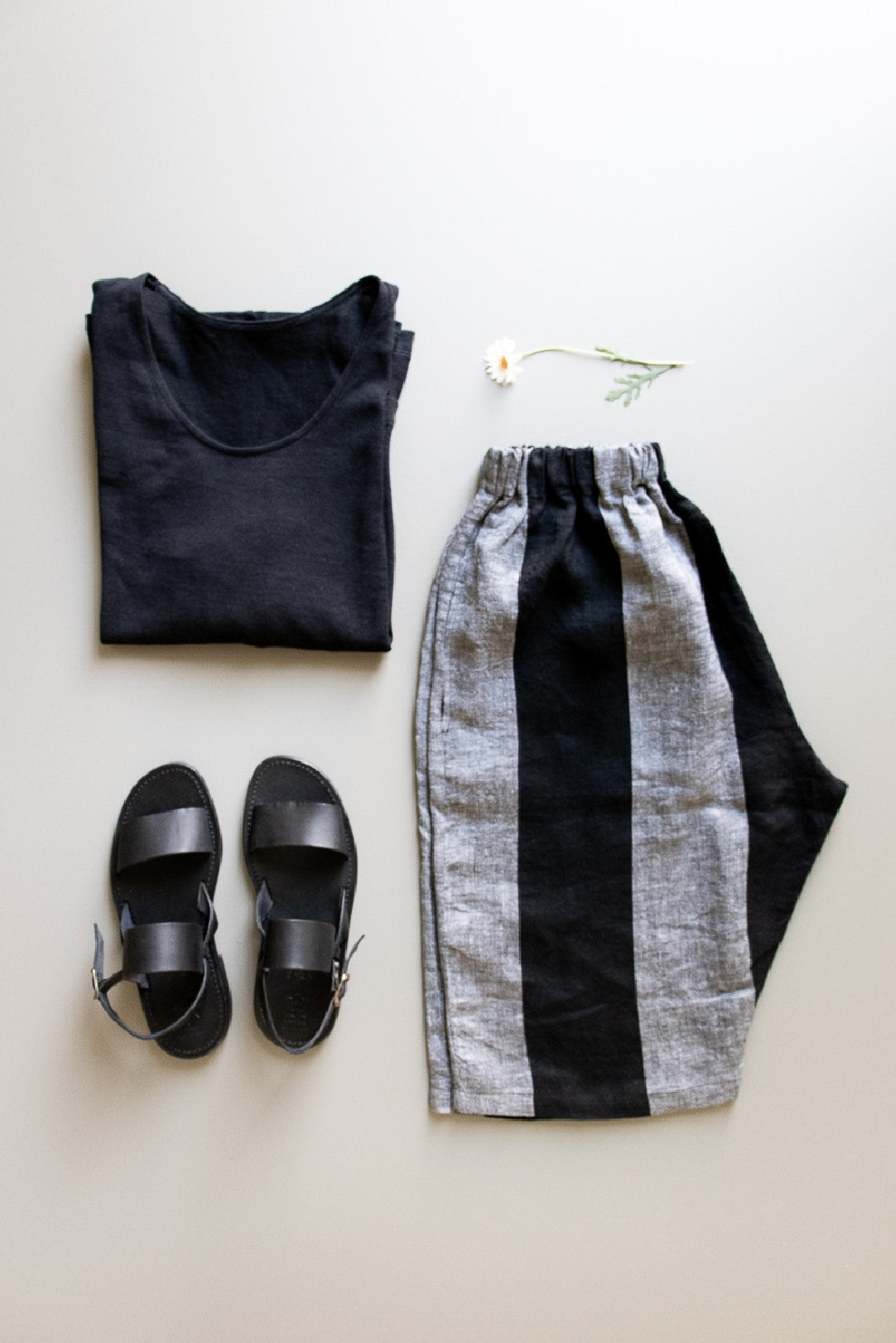 Short Uniforme, lin blanc