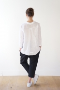Shirt "woman", white linen