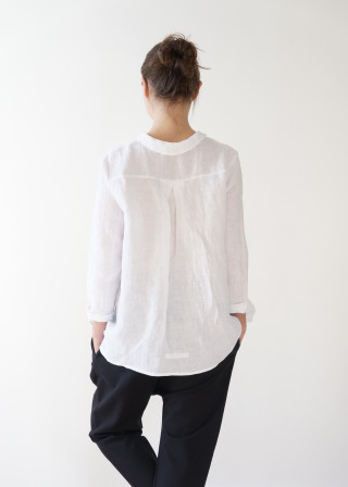 Shirt "woman", white linen