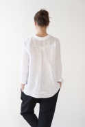 Shirt "woman", white linen