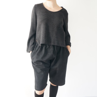 Short Uniforme, lin blanc