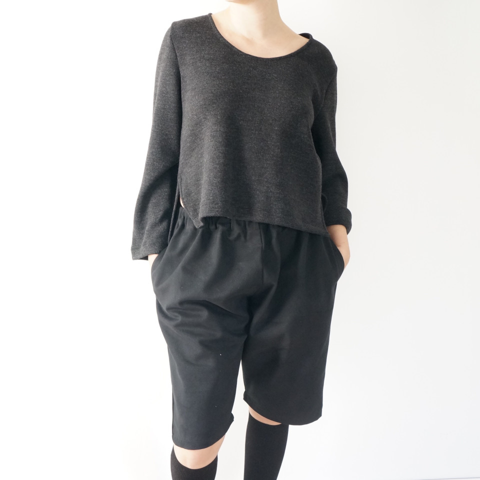 Short Uniforme, lin blanc