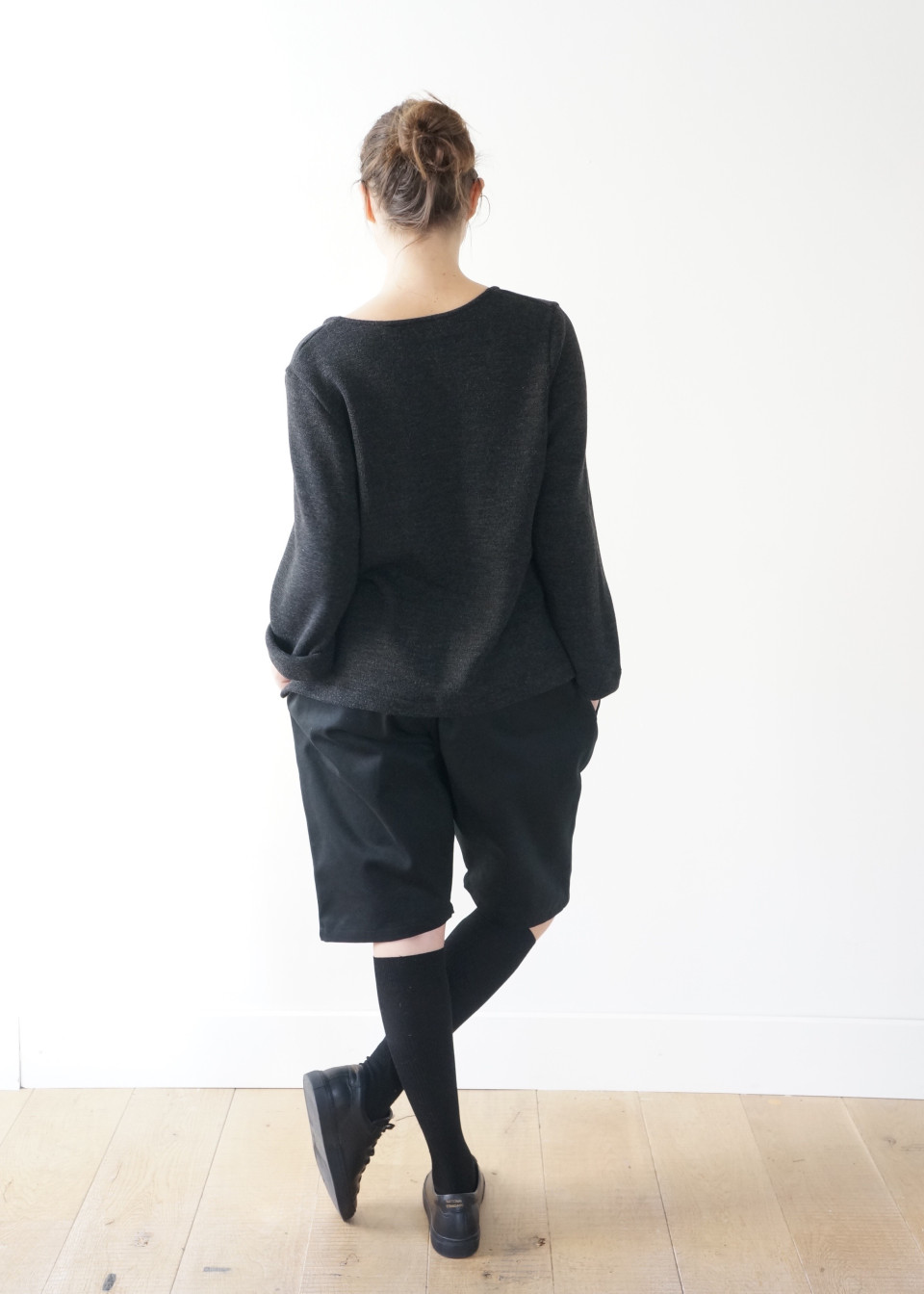 Short Uniforme, lin blanc