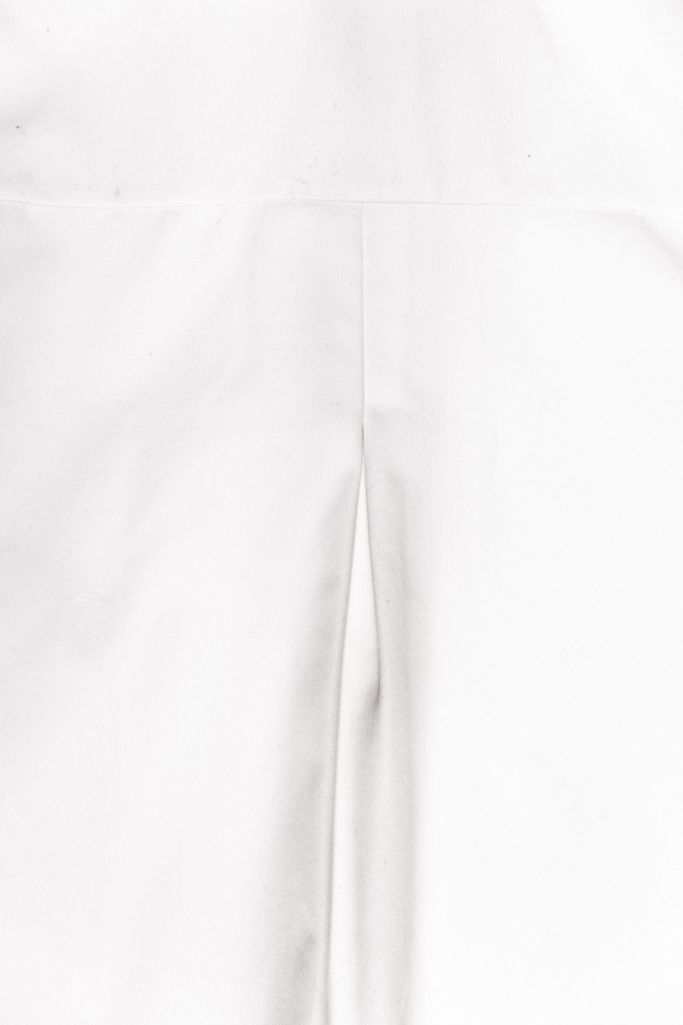 Coat, white denim
