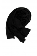 scarf, black heavy jersey