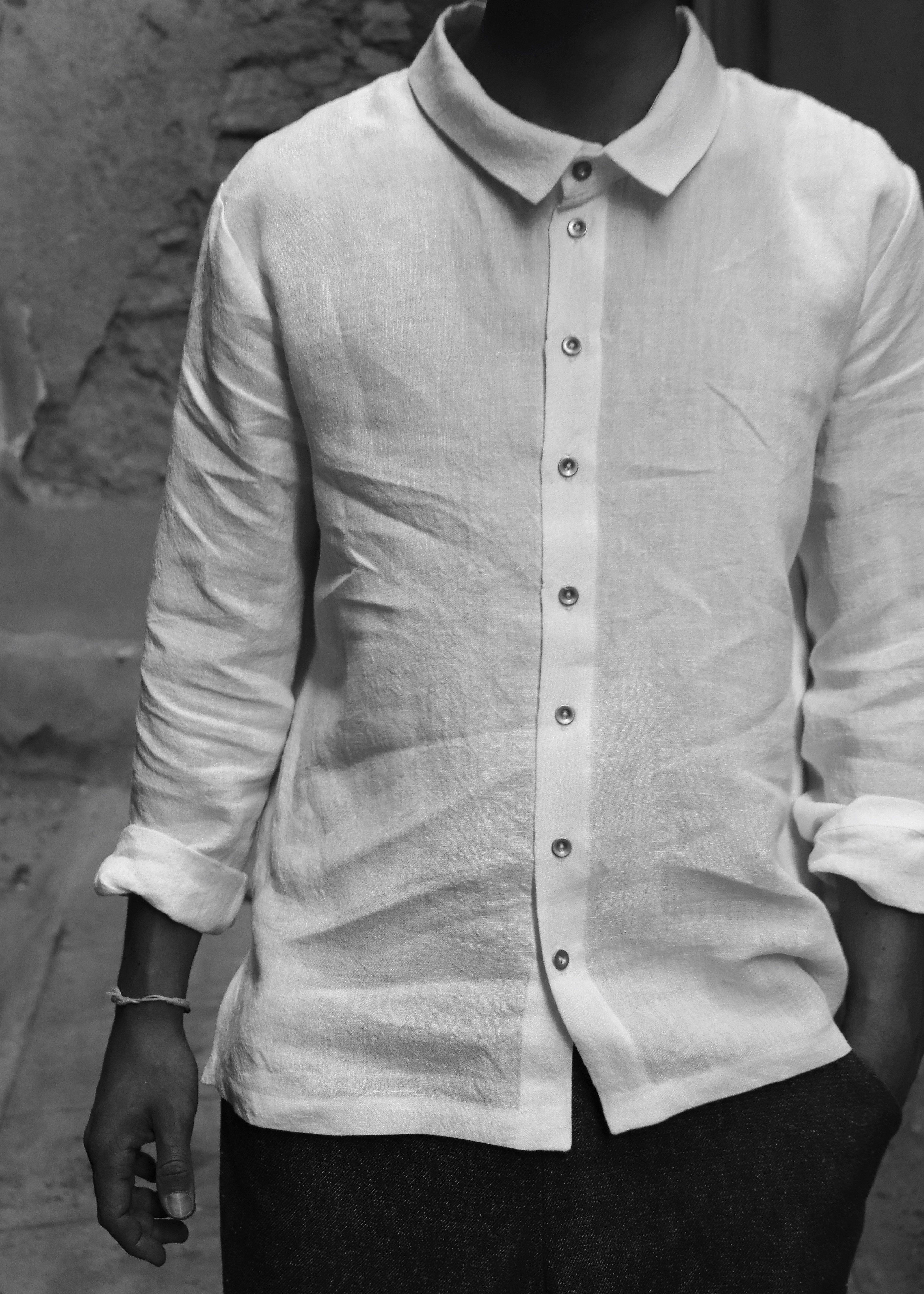 chemise lin homme