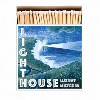 Square matchbox "Light house"