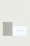 Mini card + enveloppe "Thank you"
