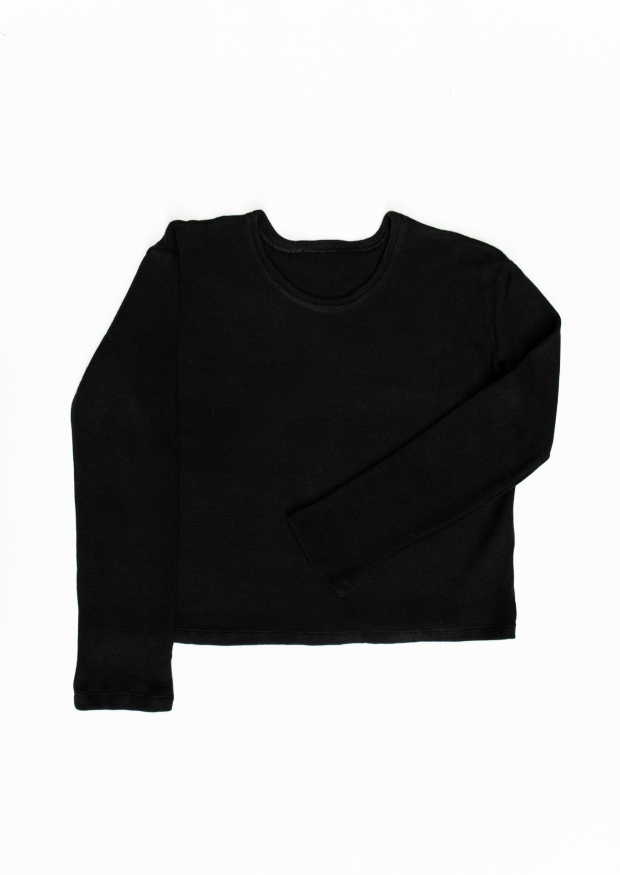 Unisex sweater, black heavy jersey