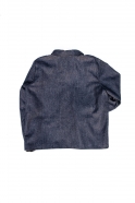 Man jacket, blue recycled denim