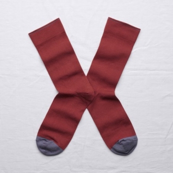 "Plain" socks, Crimson