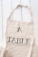 Apron "A Table" natural
