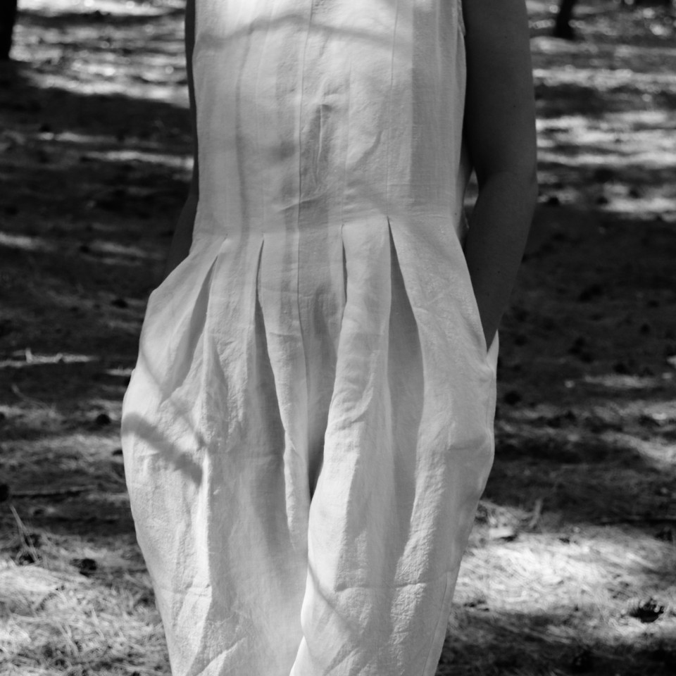 Combinaison 04, lin blanc