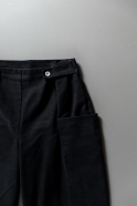 Summer trousers for man, black denim