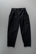 Summer trousers for man, black denim