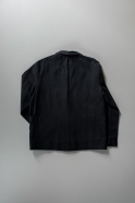 Suit jacket for man, black denim
