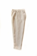 Long trousers, natural heavy linen