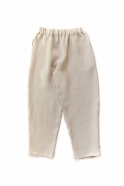 Long trousers, natural heavy linen