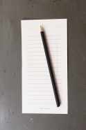 Magnetic paper pencil, black