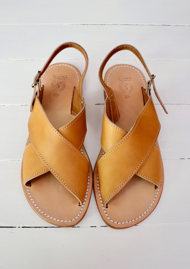 Sandals Uzes, brown leather