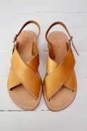 Sandals Uzes, brown leather