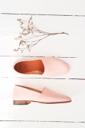 Chaussures Maury, cuir nude