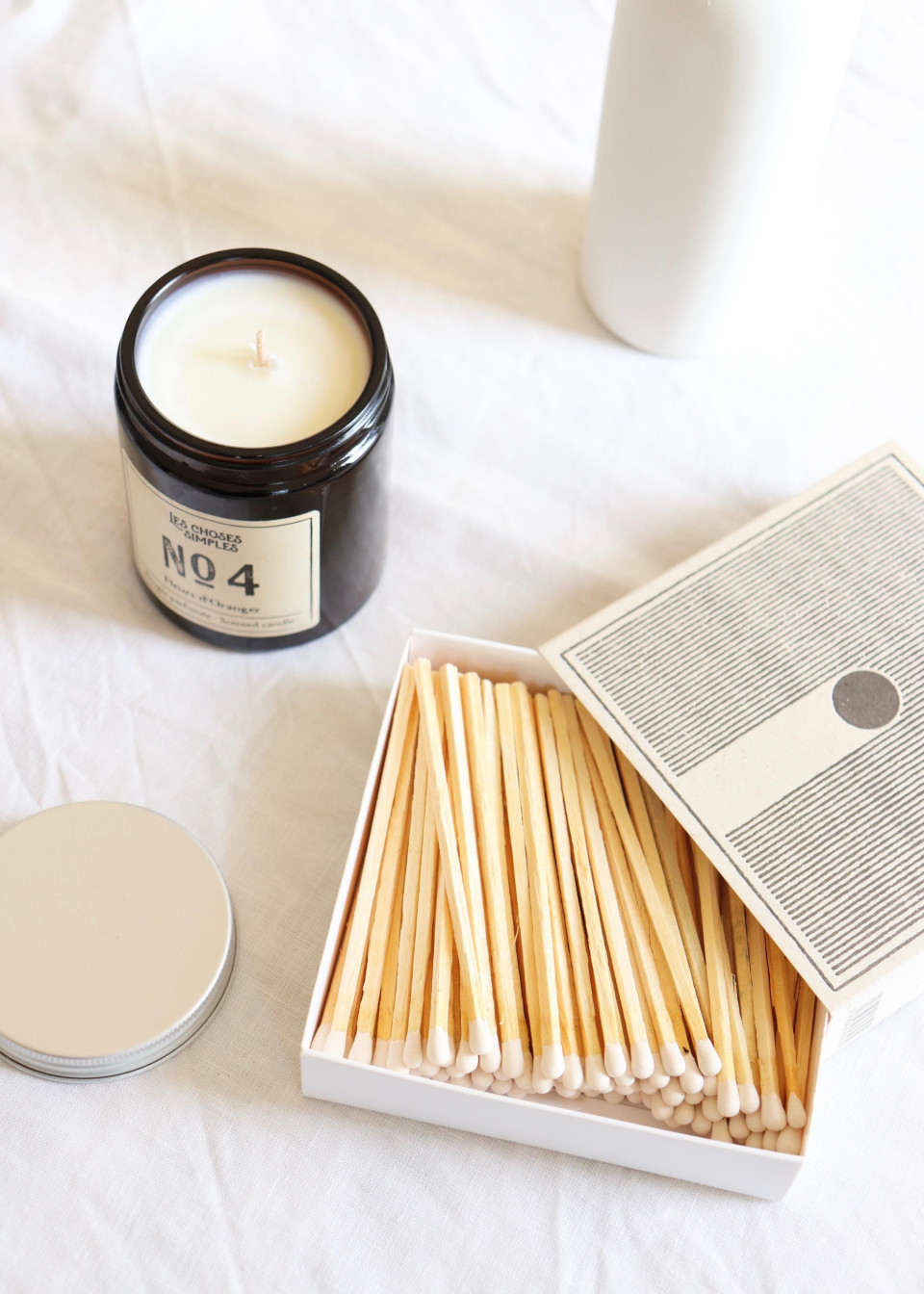 Scented candle "Orange blossoms" - LES CHOSES SIMPLES Scented candle "Orange blossoms" - LES CHOSES SIMPLES