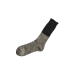 Wool cotton slab socks, grey