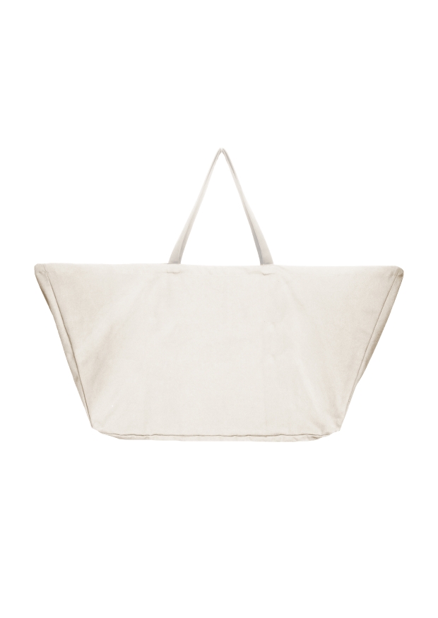 XXL bag, off white cotton