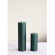 Pillar candle, dark green