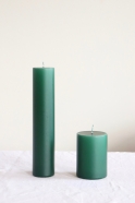 Pillar candle, green