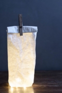 Ligthing  bag in white paper
